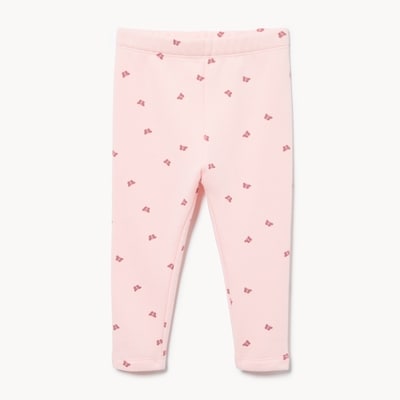 Baby Girls' Fuzzy Fleece Legging - Pale Pink