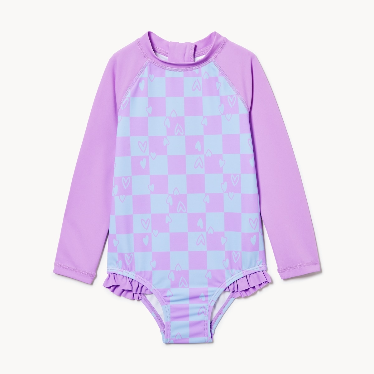 Baby Girls' Rash Guard Swimsuit