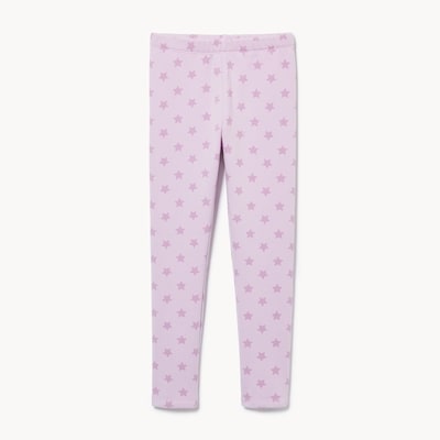 Kid Girls' Printed Fuzzy Legging - Lilac