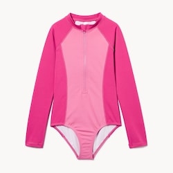 Joe Fresh Kid Girls' Rash Guard Swimsuit 1 ea, $24.00/1ea