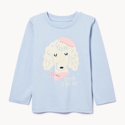 Toddler Graphic Long Sleeve - Pale Blue