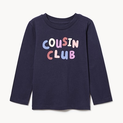 Toddler Graphic Long Sleeve - Dark Navy