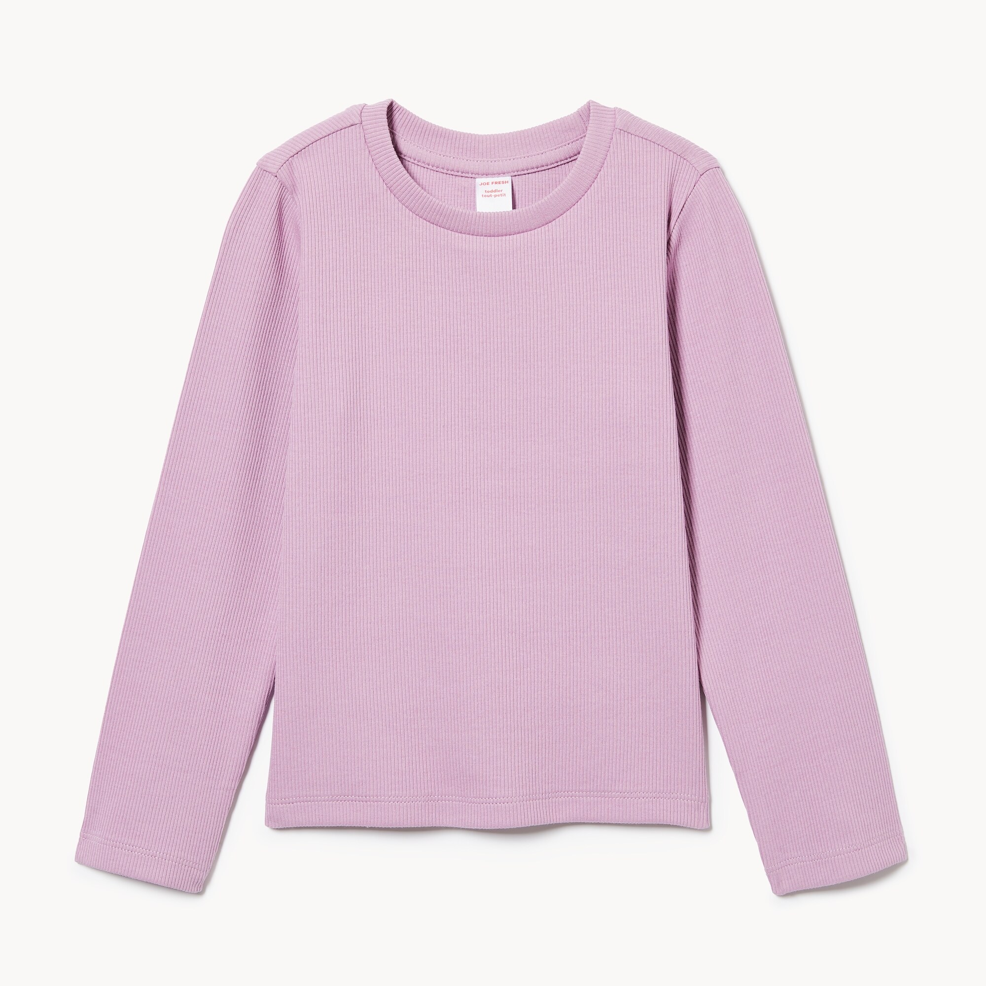 Toddler Girls' Ribbed Long Sleeve