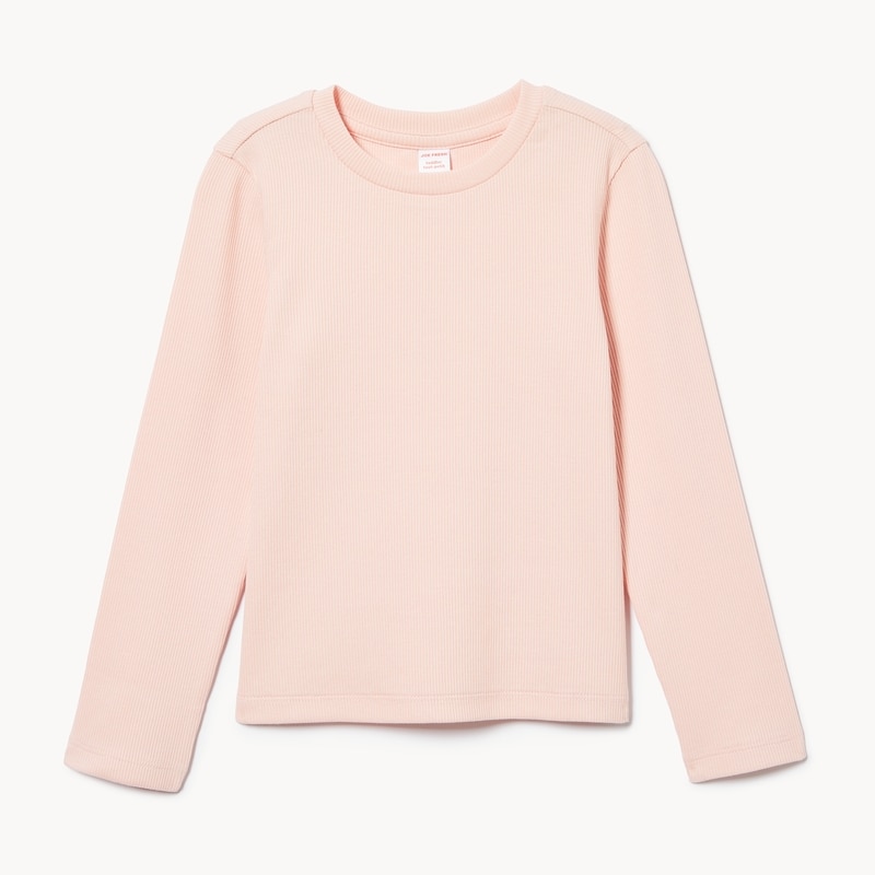 Toddler Girls' Ribbed Long Sleeve