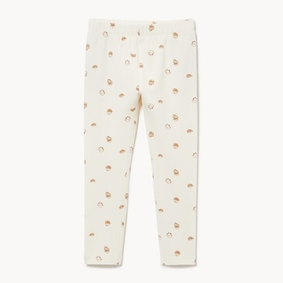 Toddler Girls' Printed Legging - Off White