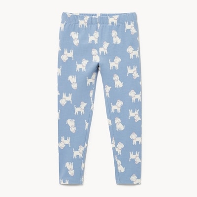 Toddler Girls' Printed Legging - Powder Blue