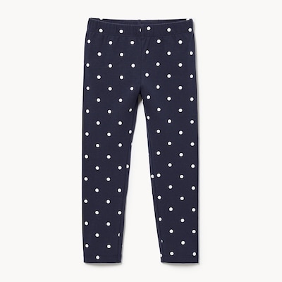 Legging imprimé pour petites filles - Marine foncé