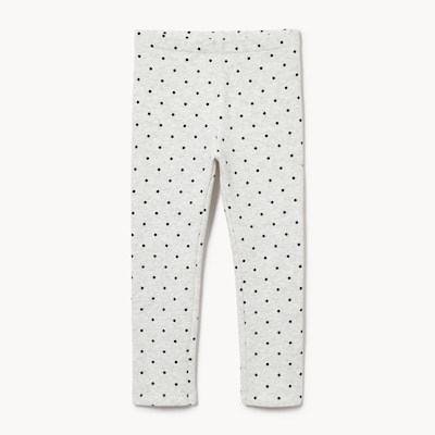 Toddler Girls' Fuzzy Fleece Legging - Pale Grey