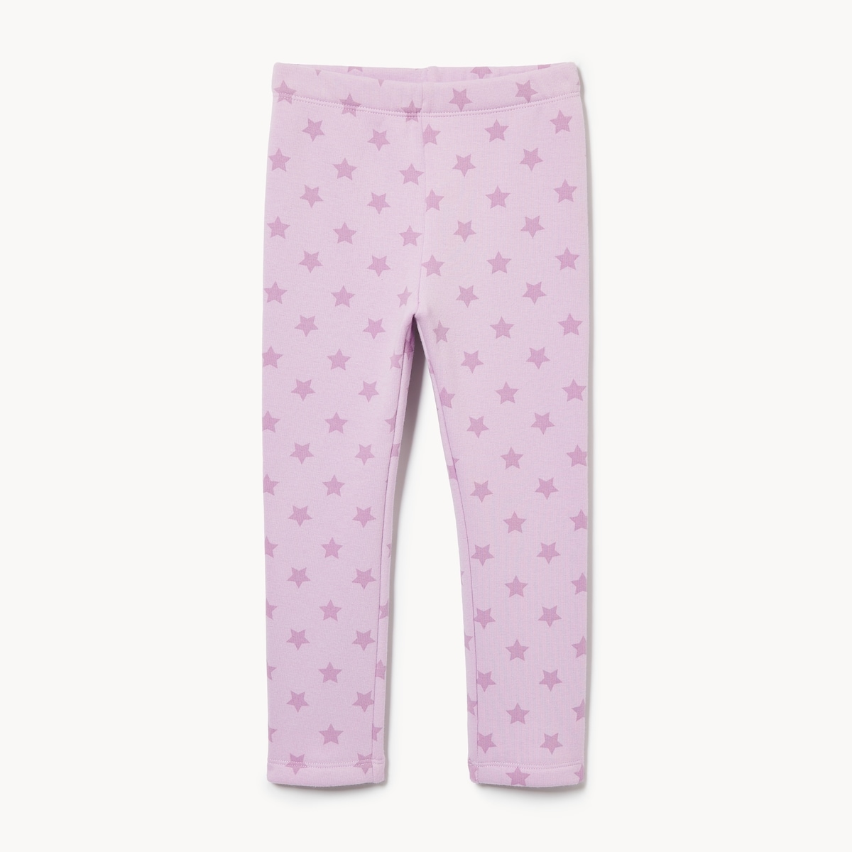 Legging en molleton duveteux pour petites filles - Lilas