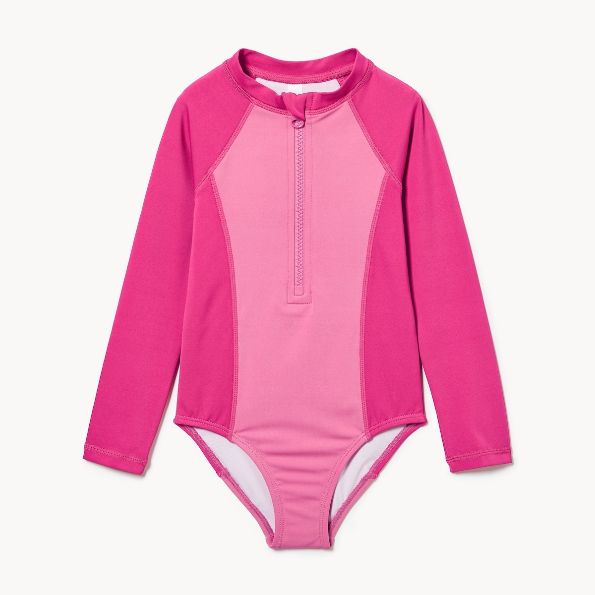 Toddler Girls' Rash Guard Swimsuit