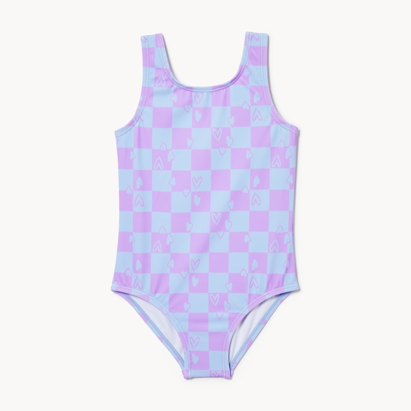 Toddler Girls' Printed Swimsuit