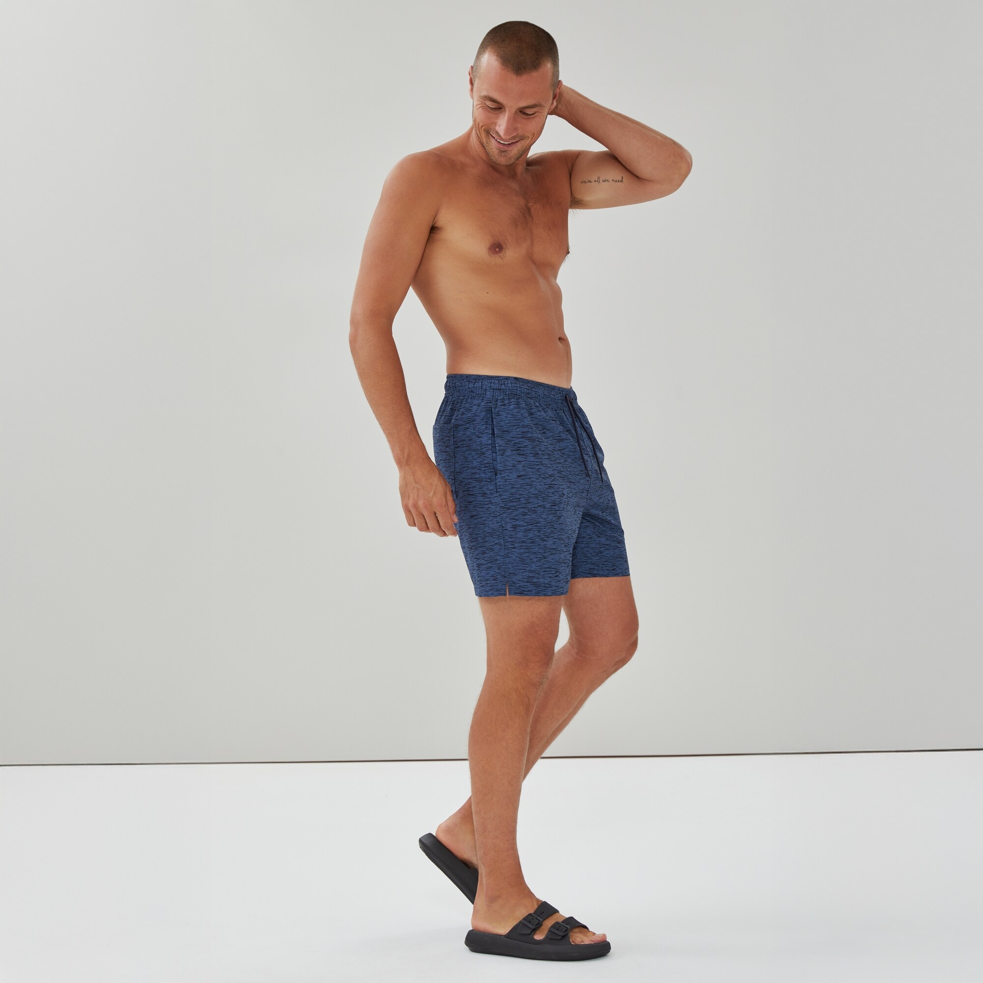 Slip de bain imprimé à entrejambe de 6&nbsp;po, hommes
