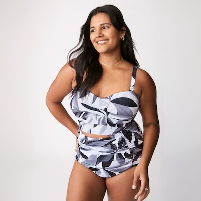Joe Fresh Women+ Printed Swim Top 1 ea, $34.00/1ea