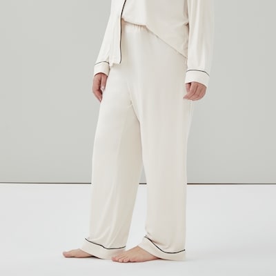 Pantalon de nuit décontracté Femmes+ - Crème