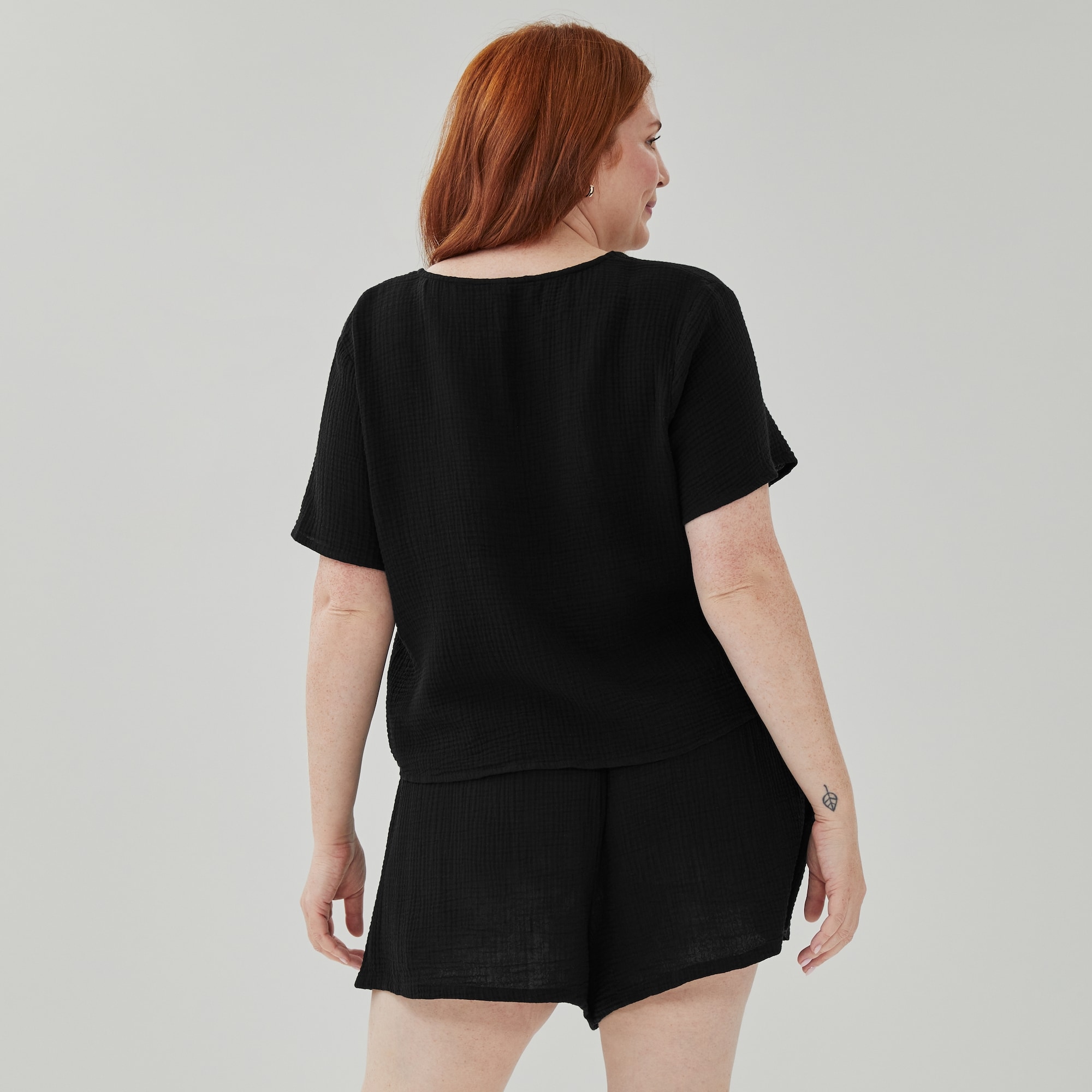Women+ Gauze Top Cover-Up