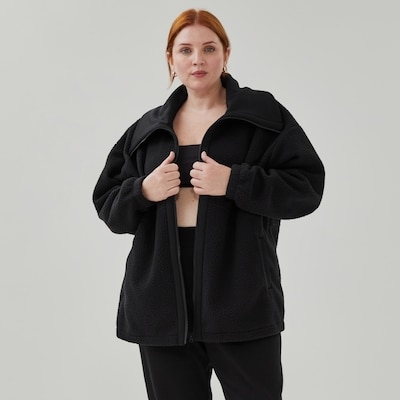 Women+ Active Oversized Jacket - Black