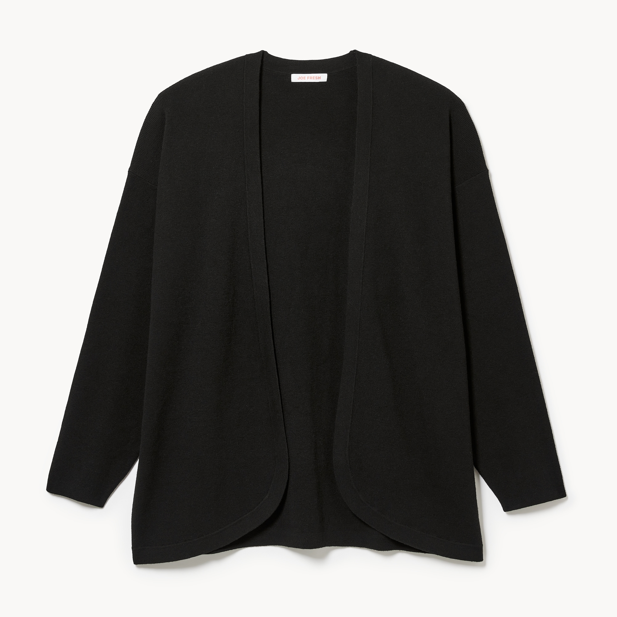 lady　1225 Women+ Relaxed Cardigan in JF Black from Joe Fresh