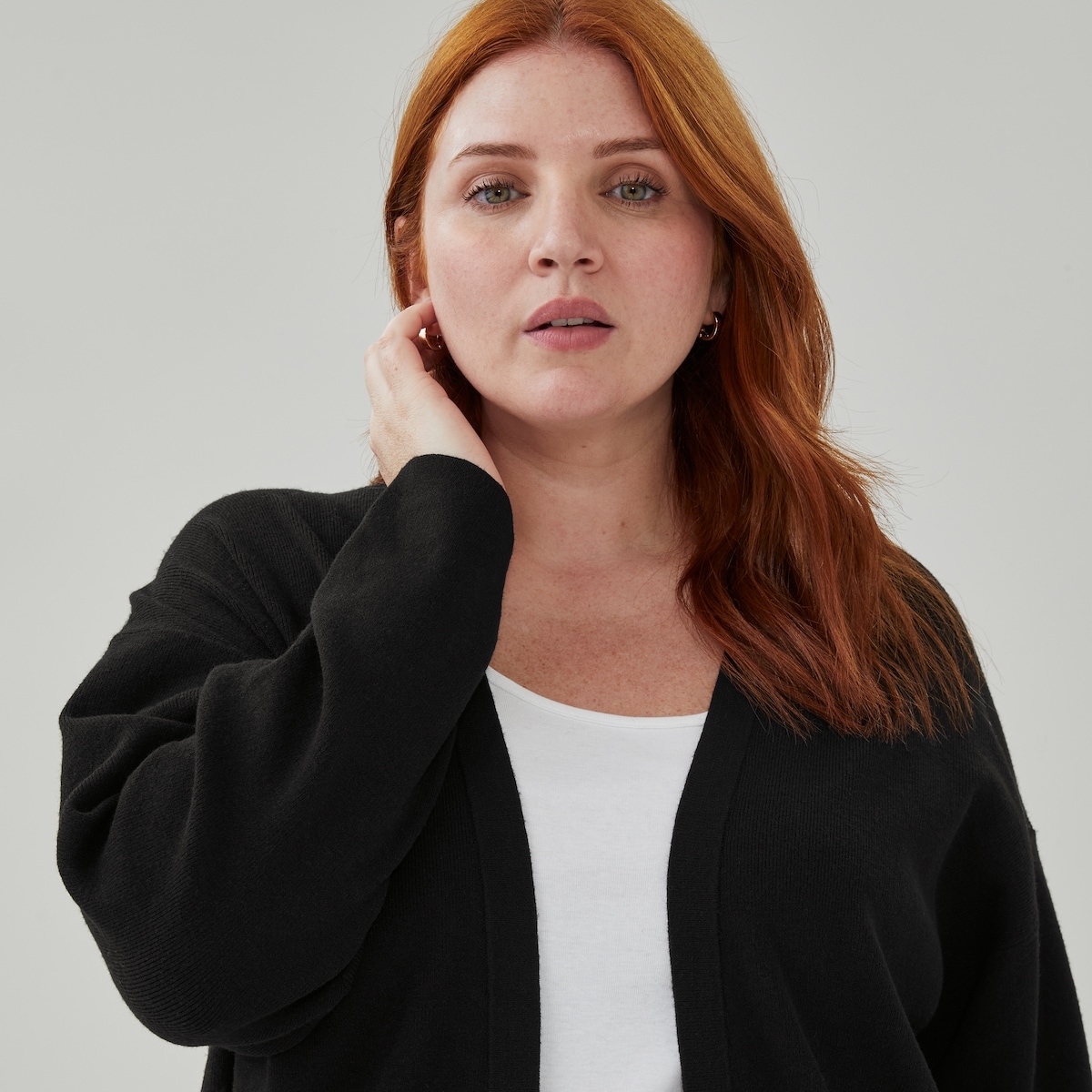 Cardigan dcontract Femmes+ - Noir Jf