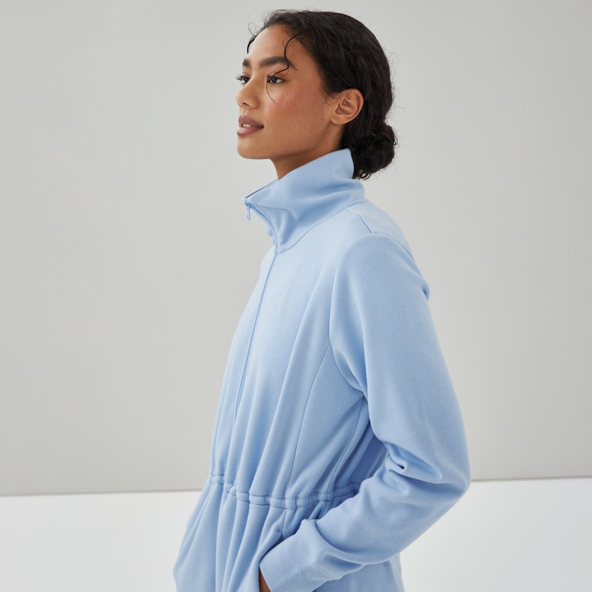 Active Fleece Jacket - Light Blue