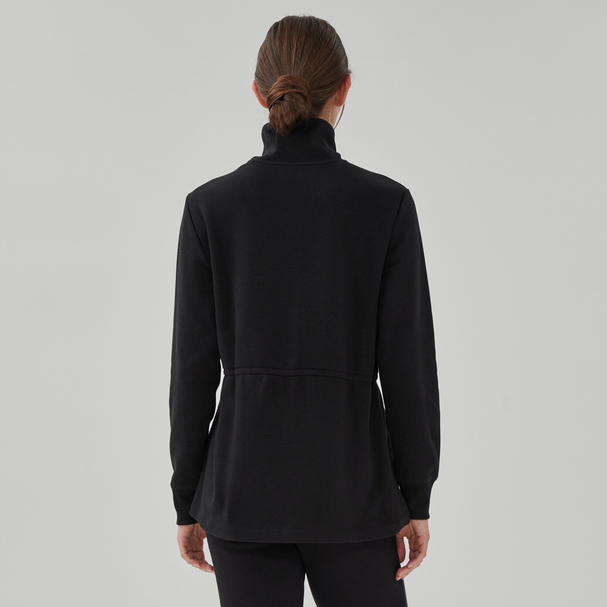 Active Fleece Jacket in Black from Joe Fresh