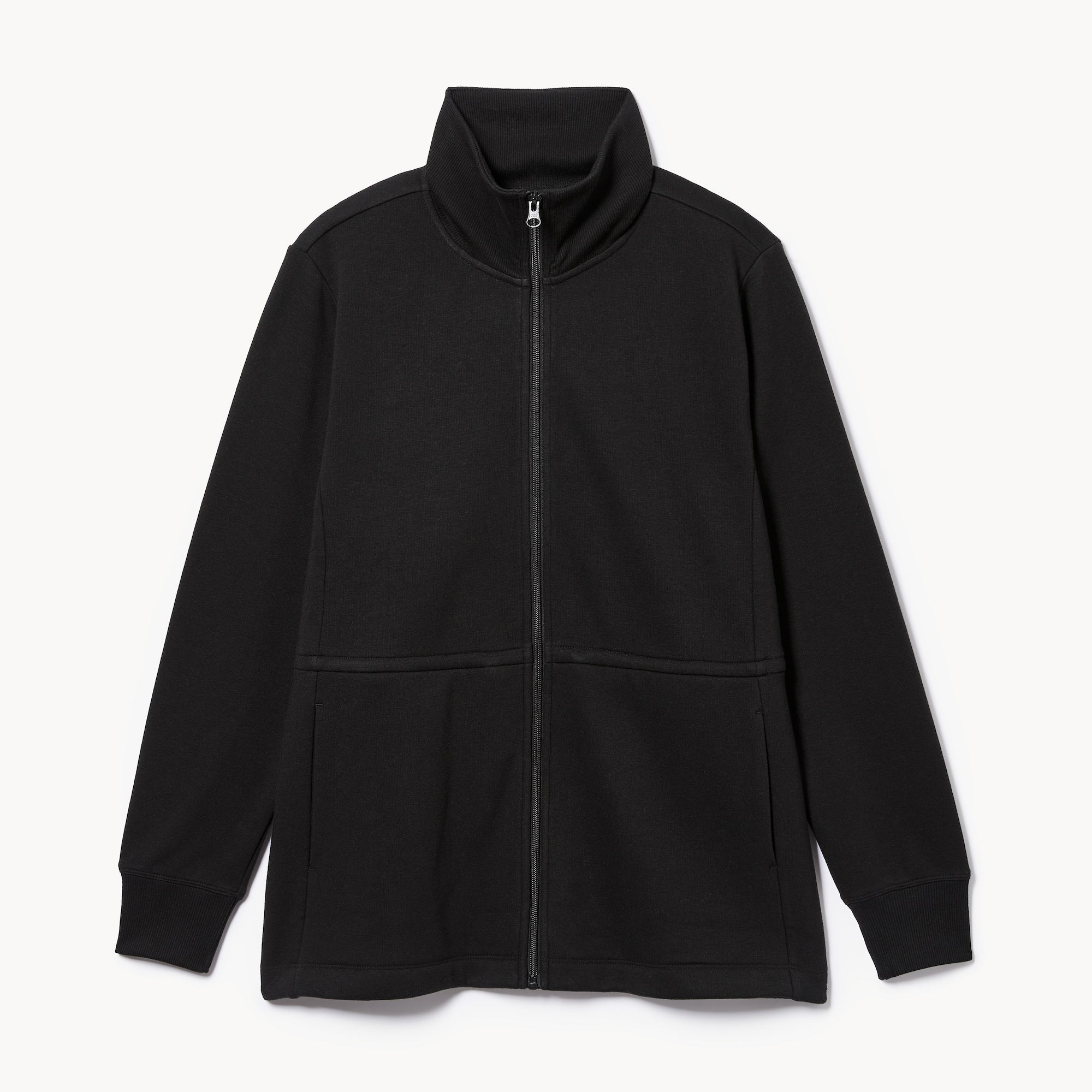 ふく Active Fleece Jacket in Black from Joe Fresh