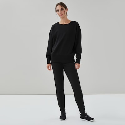 Chandail sport en molleton - Noir