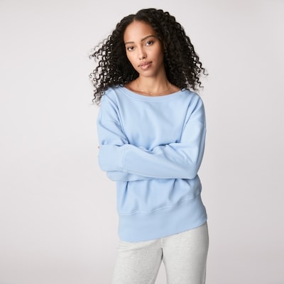 Chandail sport en molleton - Bleu Pâle