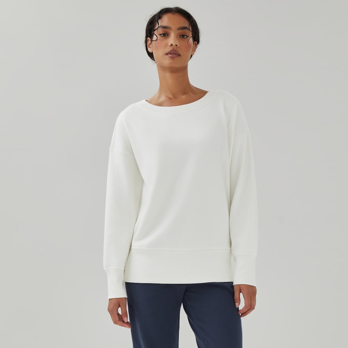 Active Sweatshirt - Cream