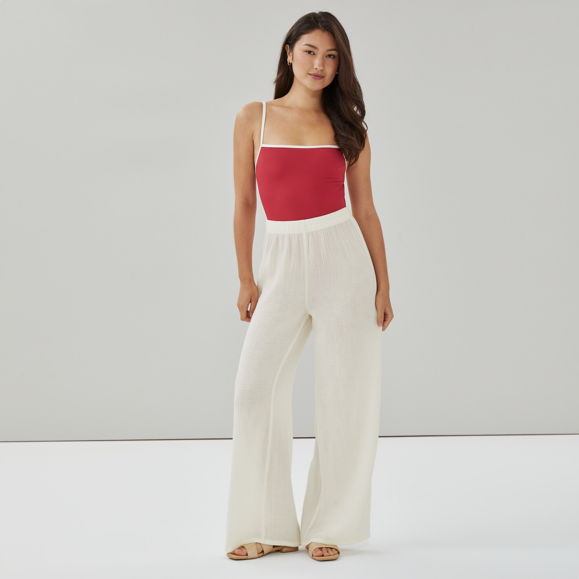 Gauze Pant Cover-Up
