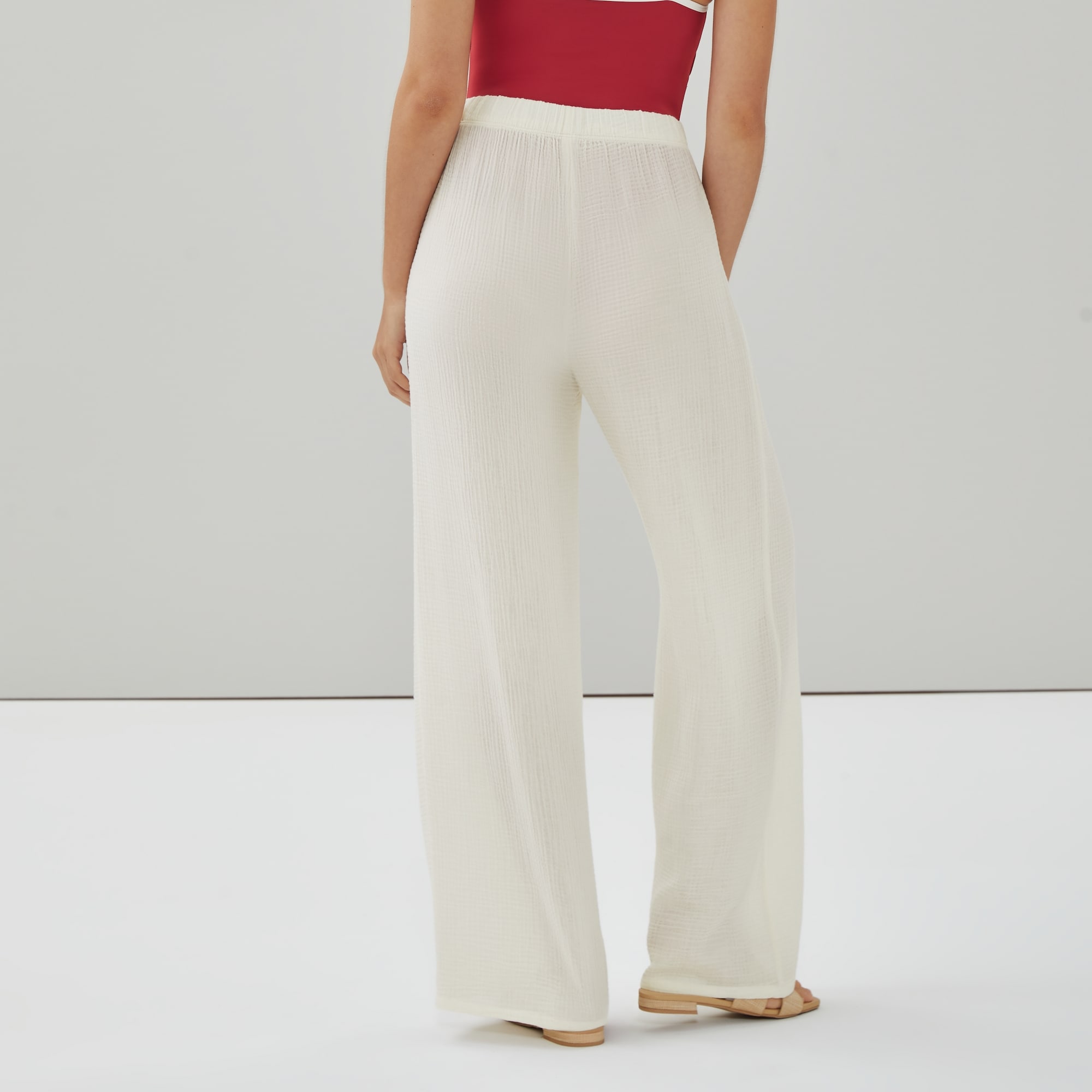 Gauze Pant Cover-Up