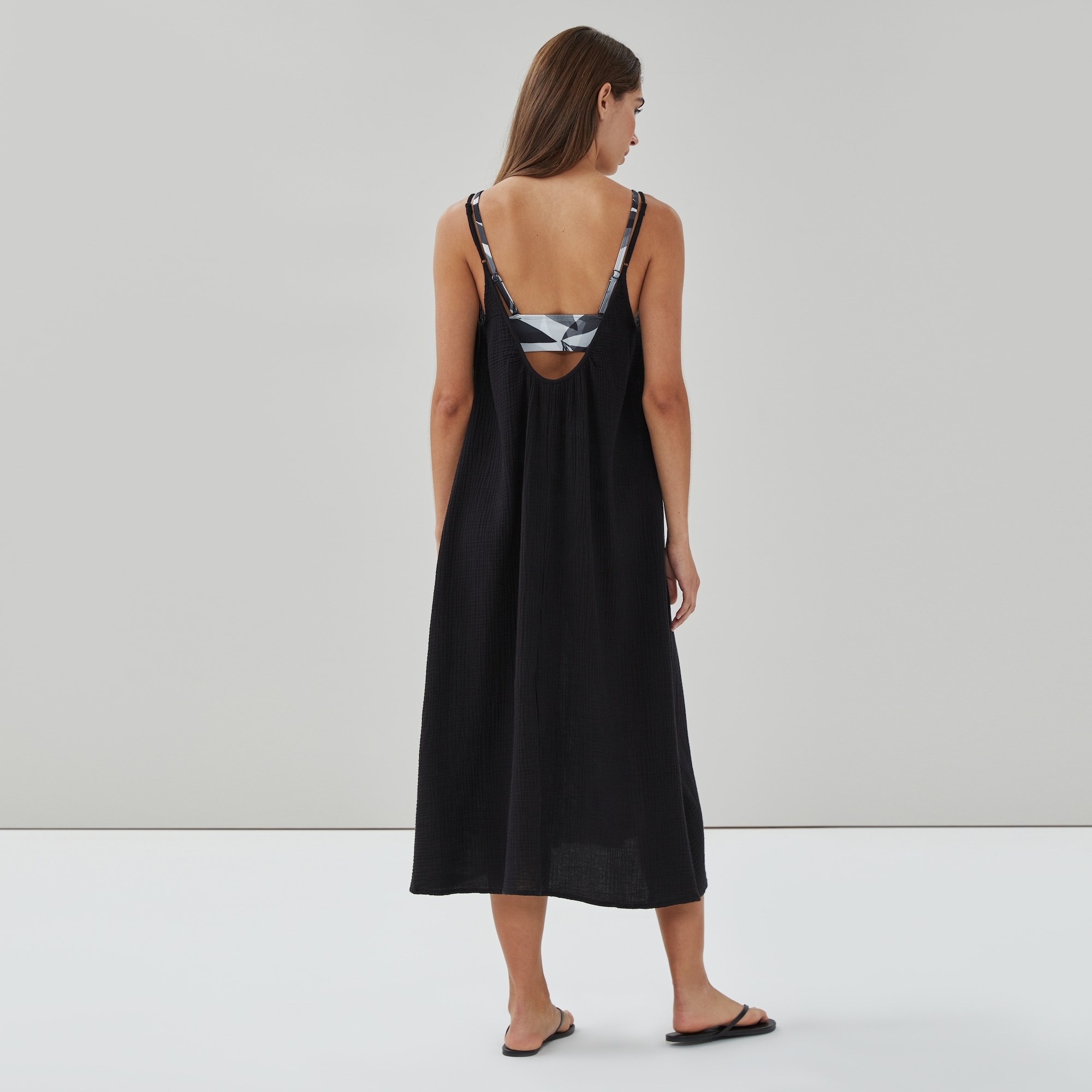 Gauze Midi Dress Cover-Up