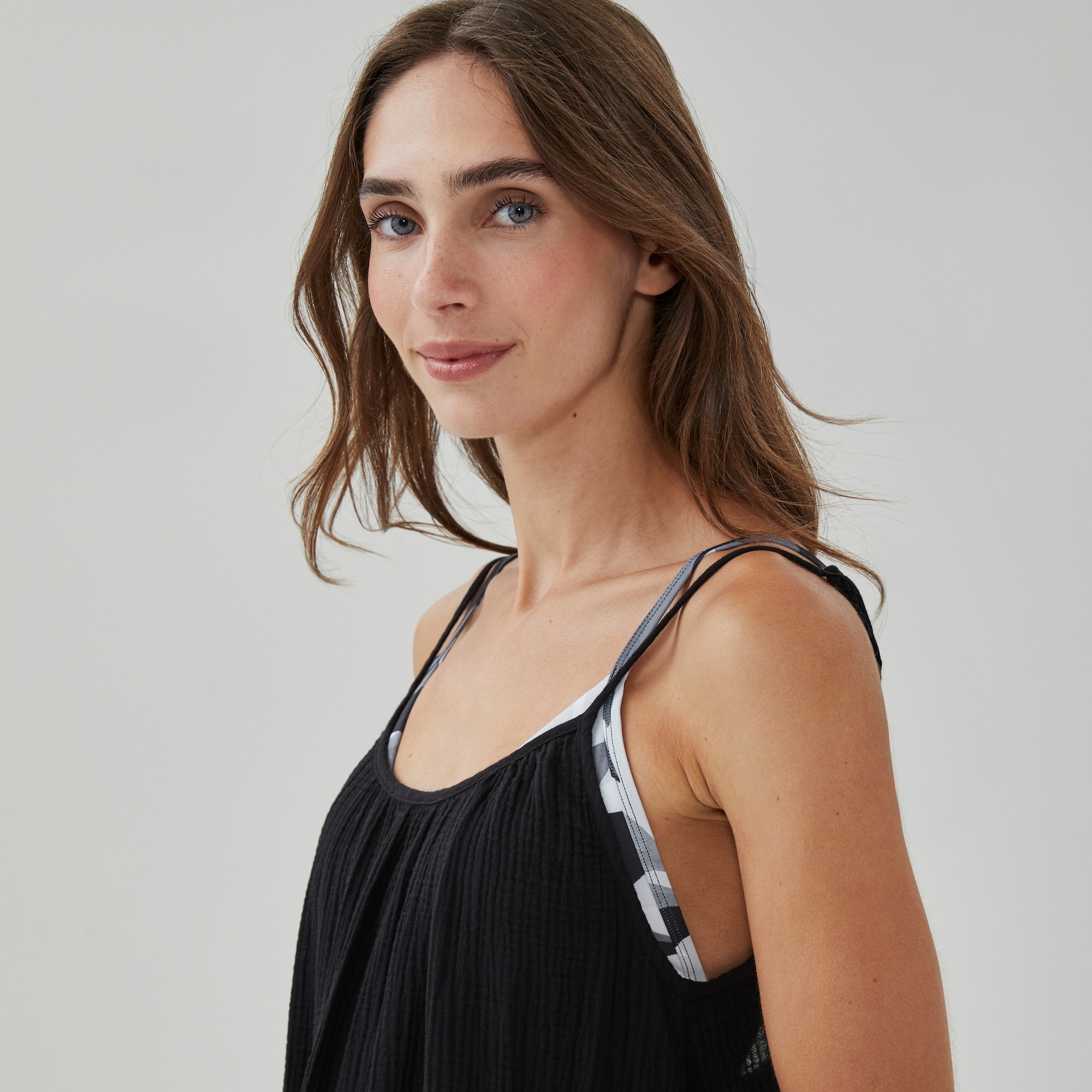 Gauze Midi Dress Cover-Up