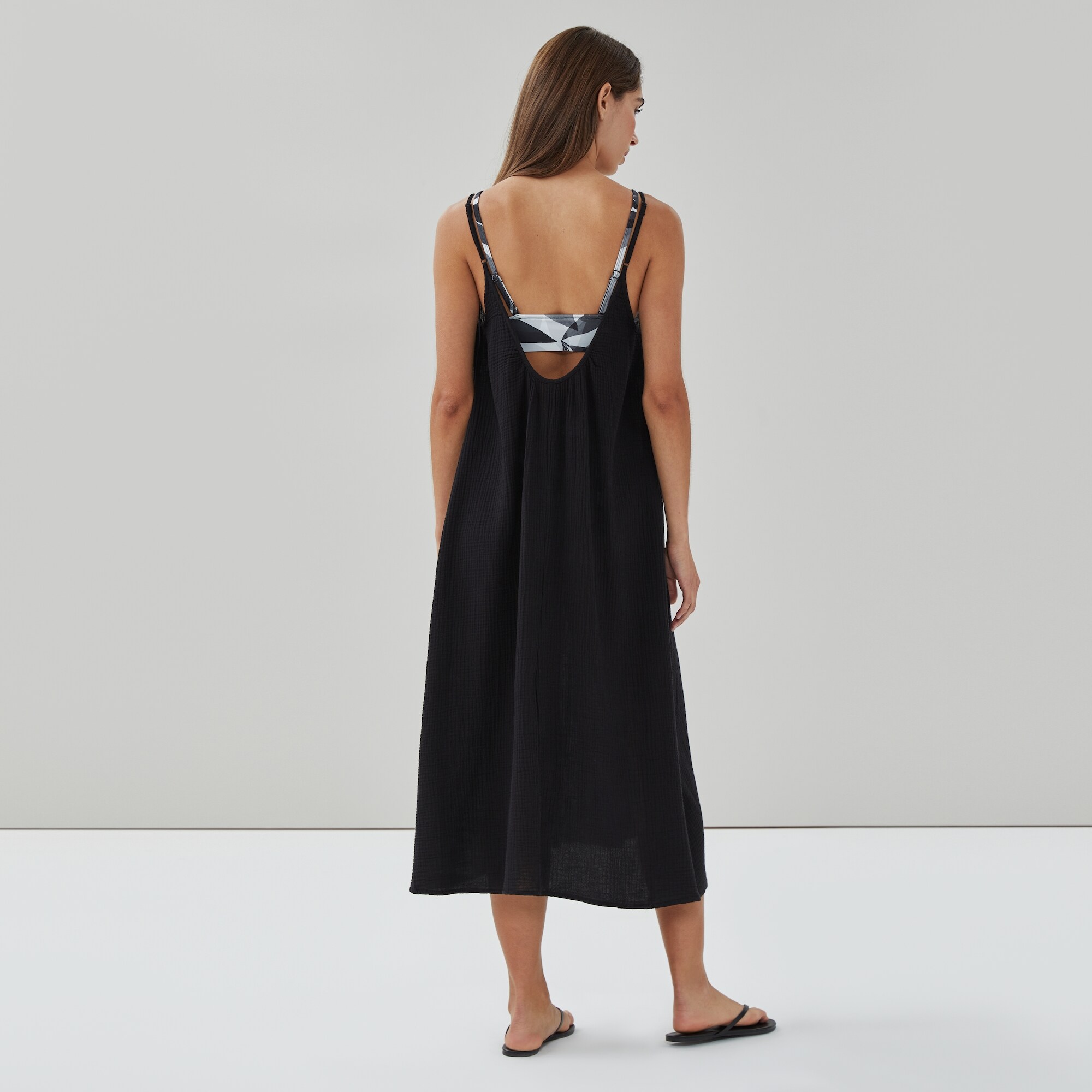 Gauze Midi Dress Cover-Up