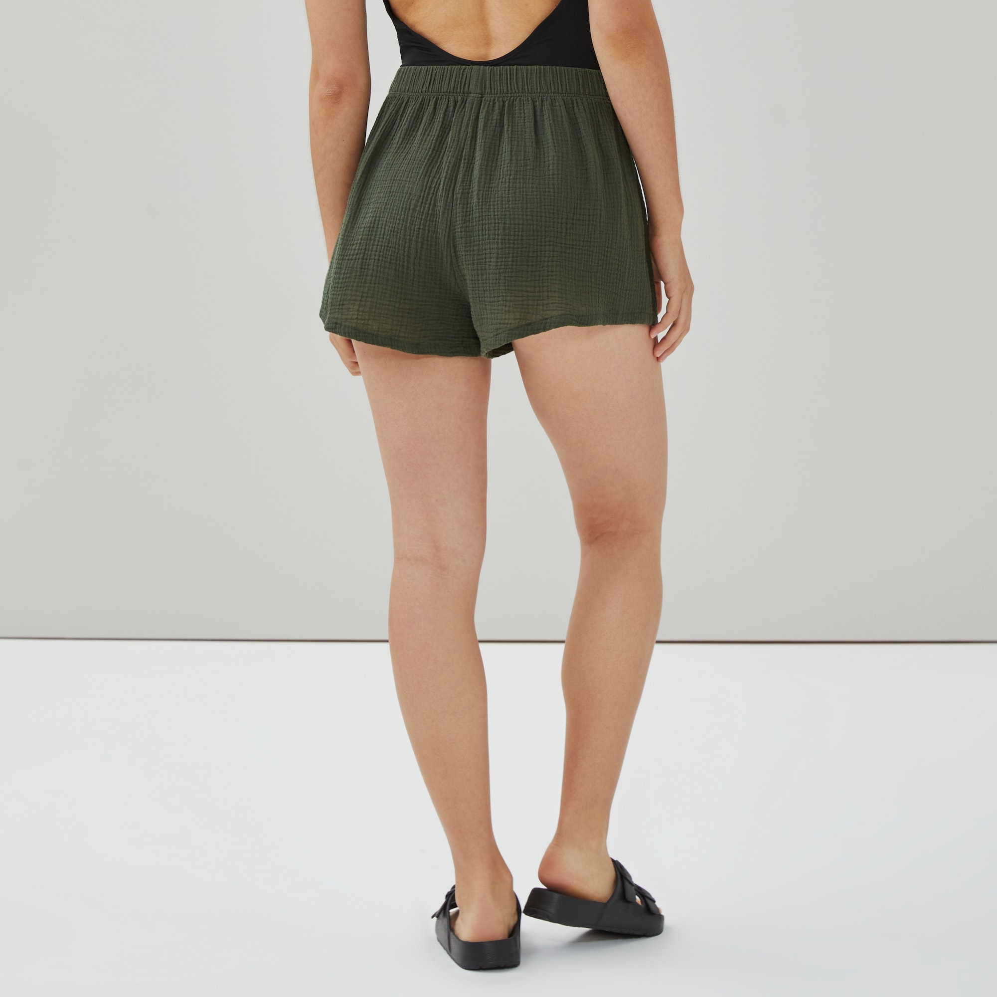 Gauze Short Cover-Up