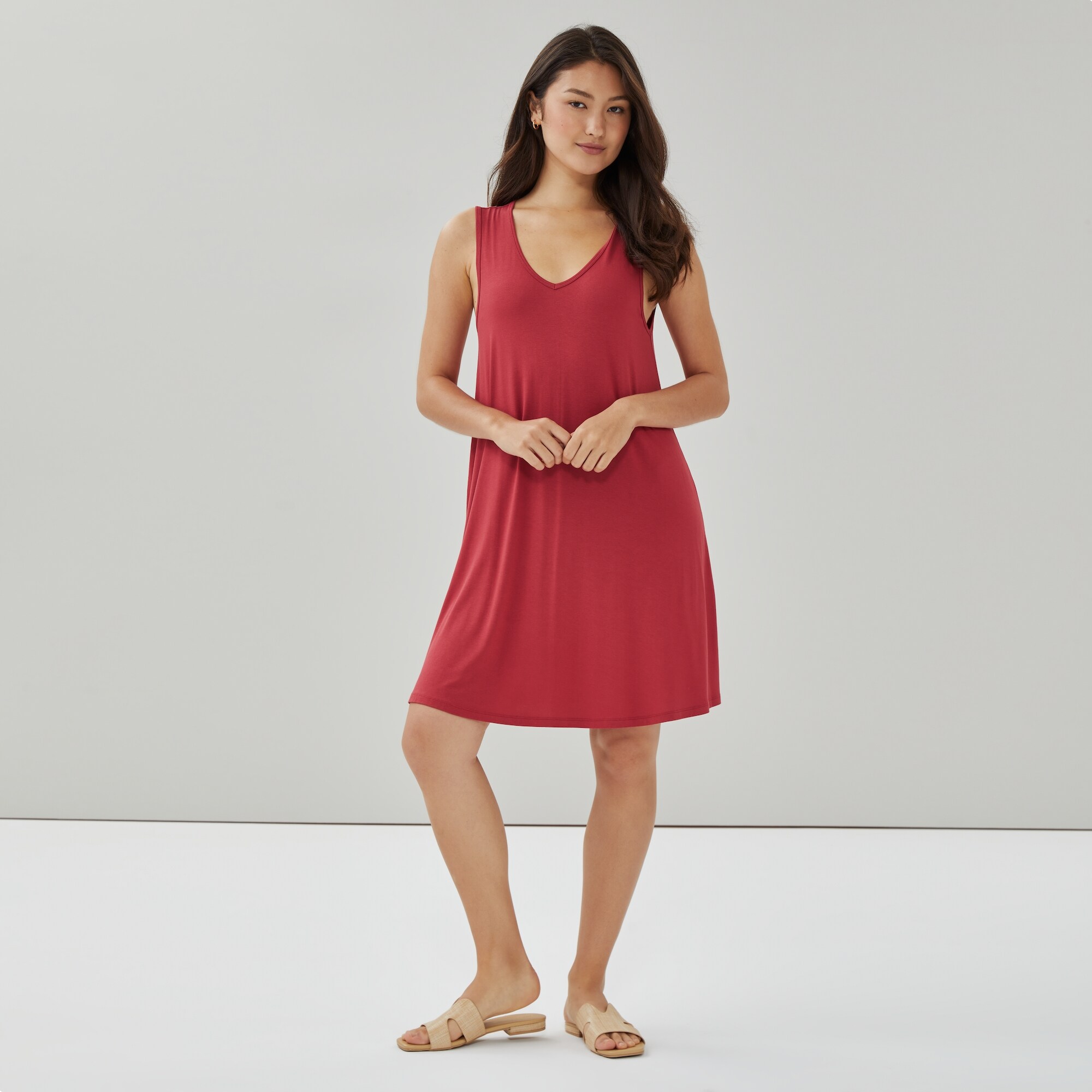 V-Neck Dress Cover-Up
