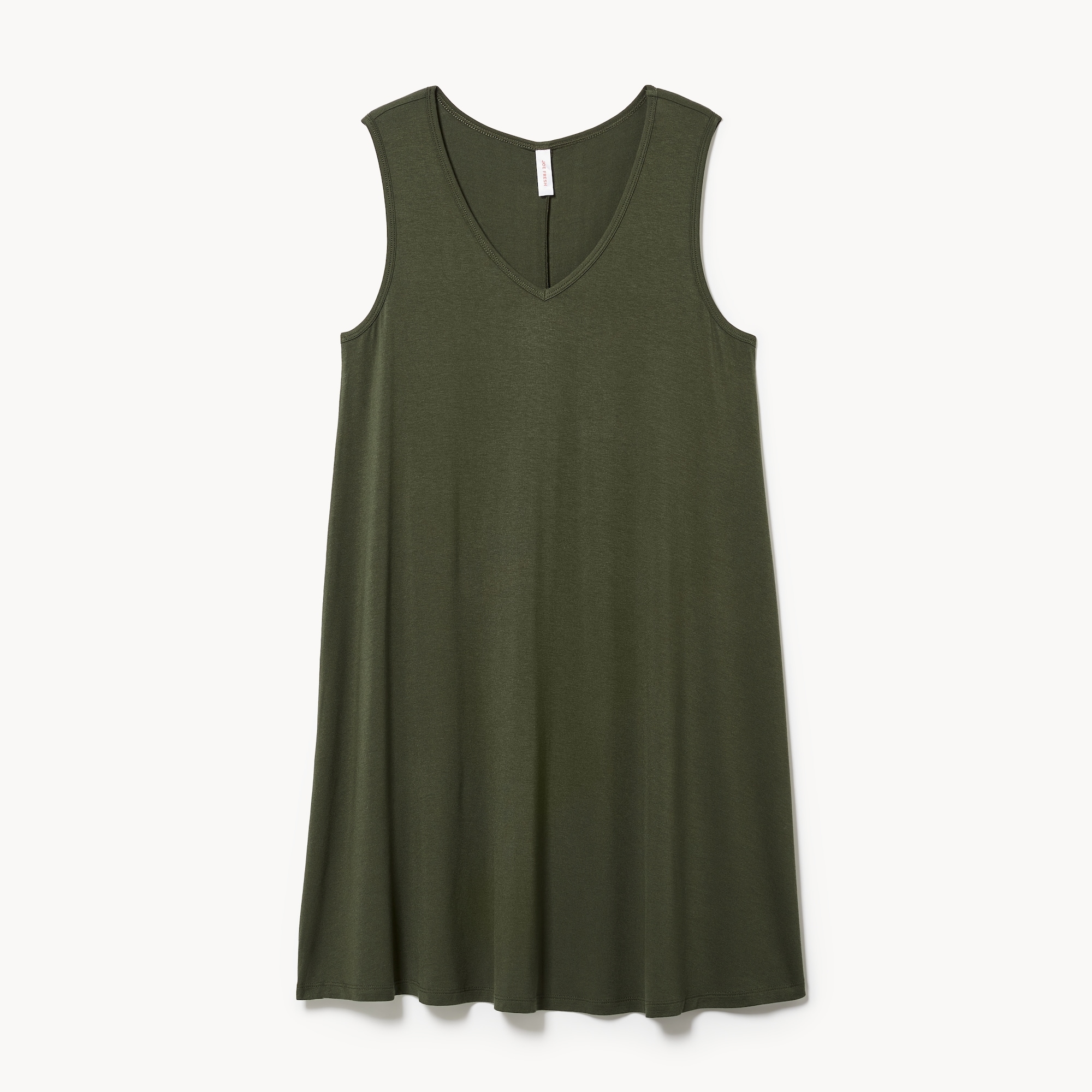 V-Neck Dress Cover-Up in Army Green from Joe Fresh