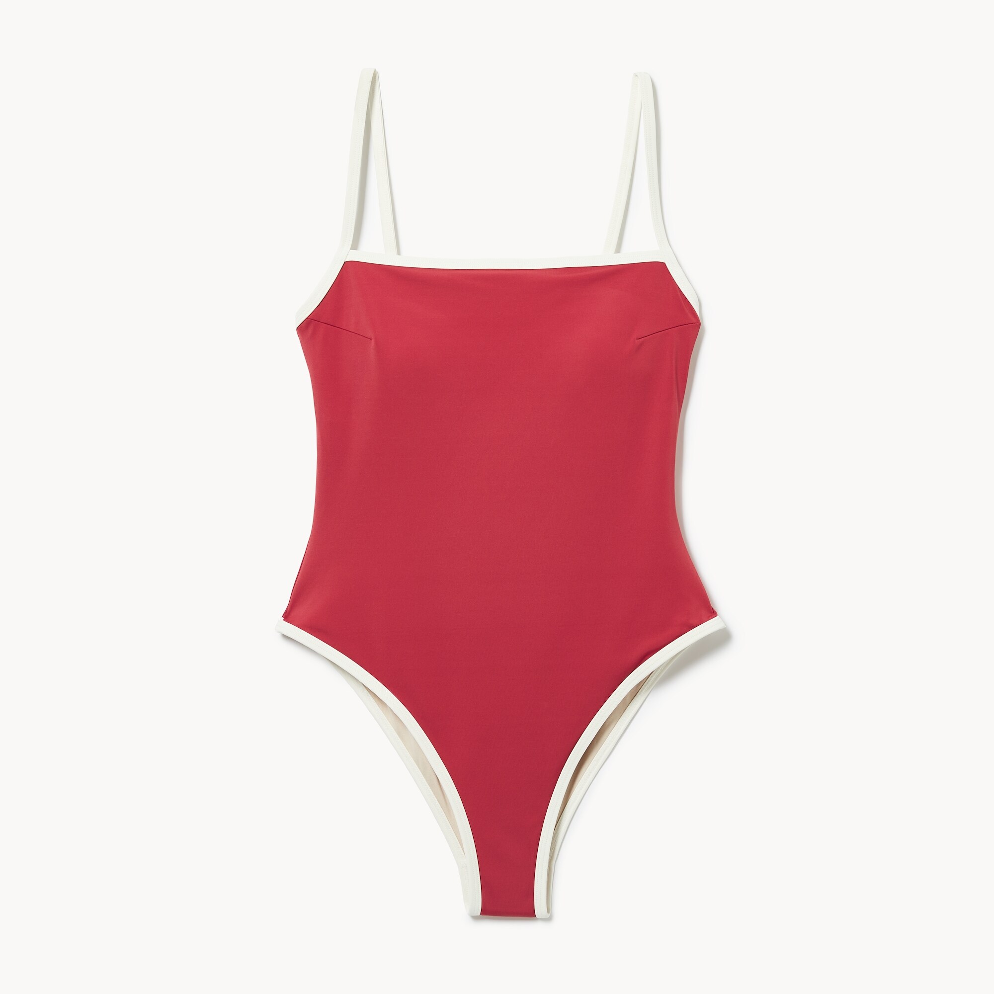 Maillot de bain à encolure carrée