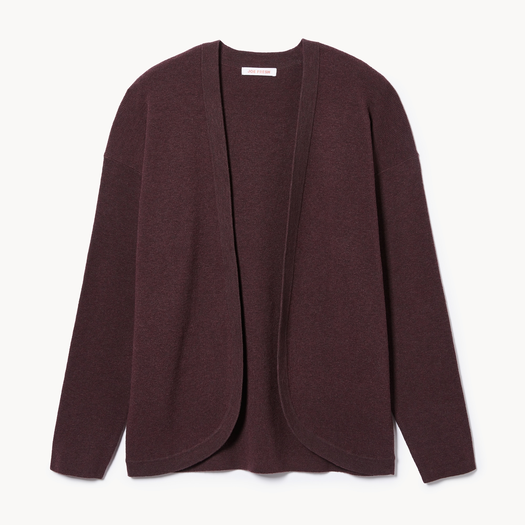 Women+ Relaxed Cardigan in Plum from Joe Fresh