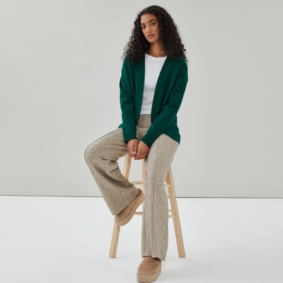 Relaxed Cardigan - Green
