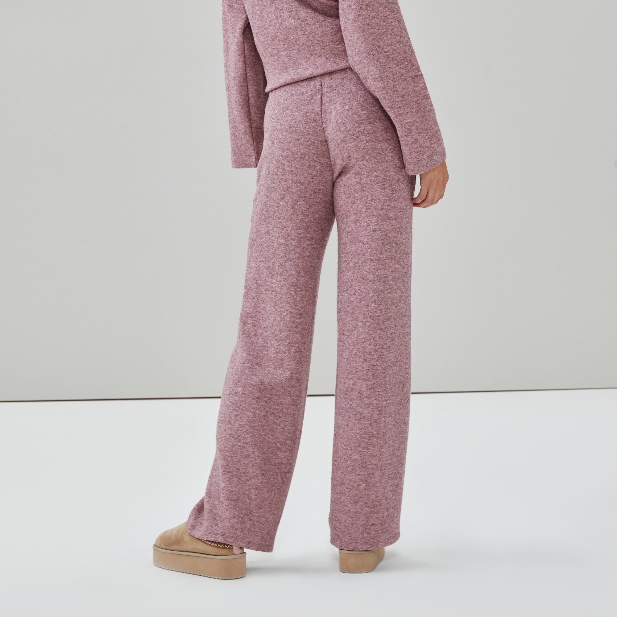 Pintuck Pant in Plum from Joe Fresh