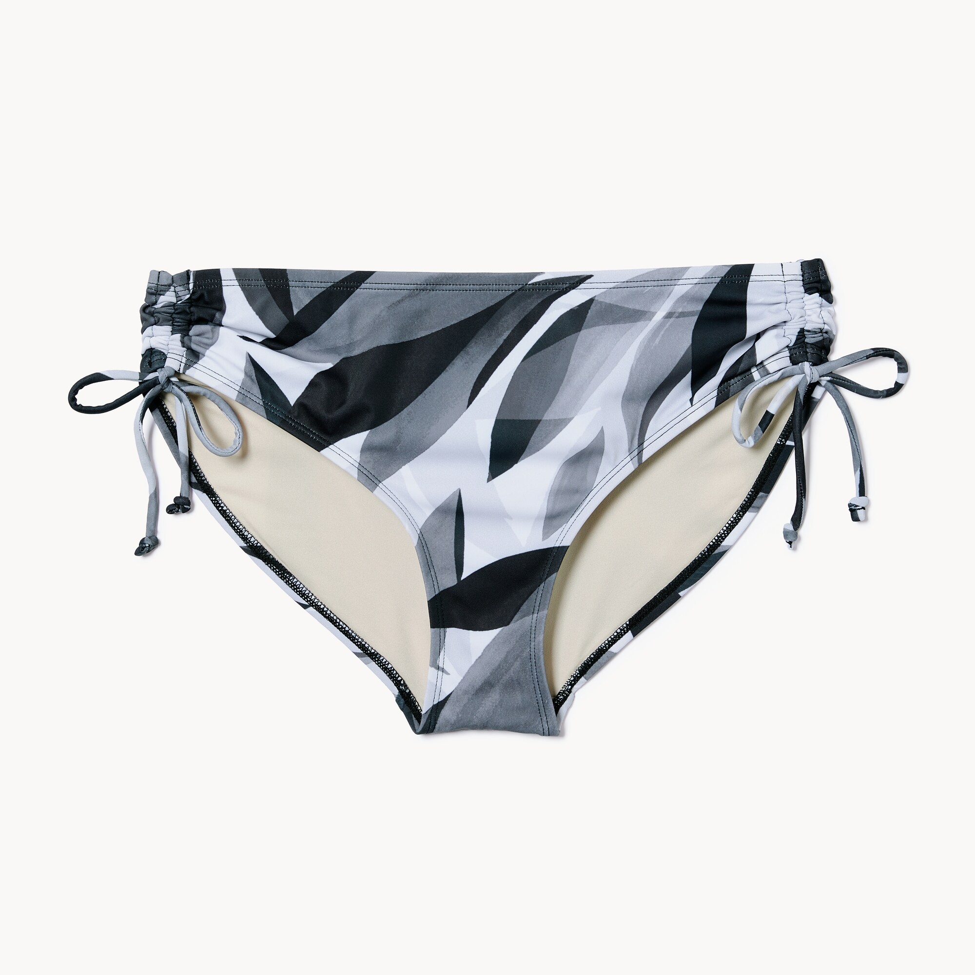 Culotte de maillot de bain ruchée imprimée