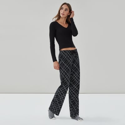 Printed Sleep Pant - Black