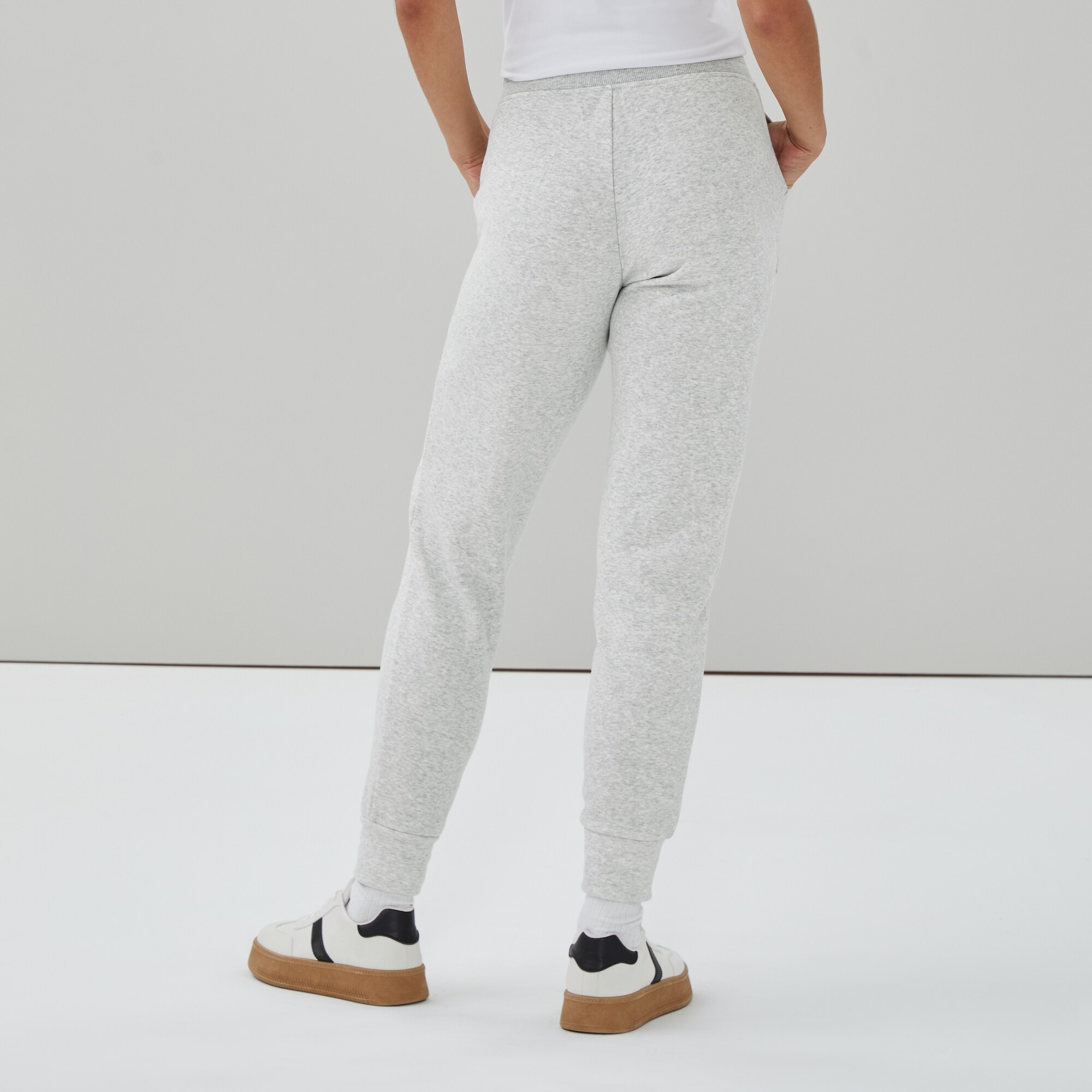 Pantalon de jogging sport ajusté en molleton
