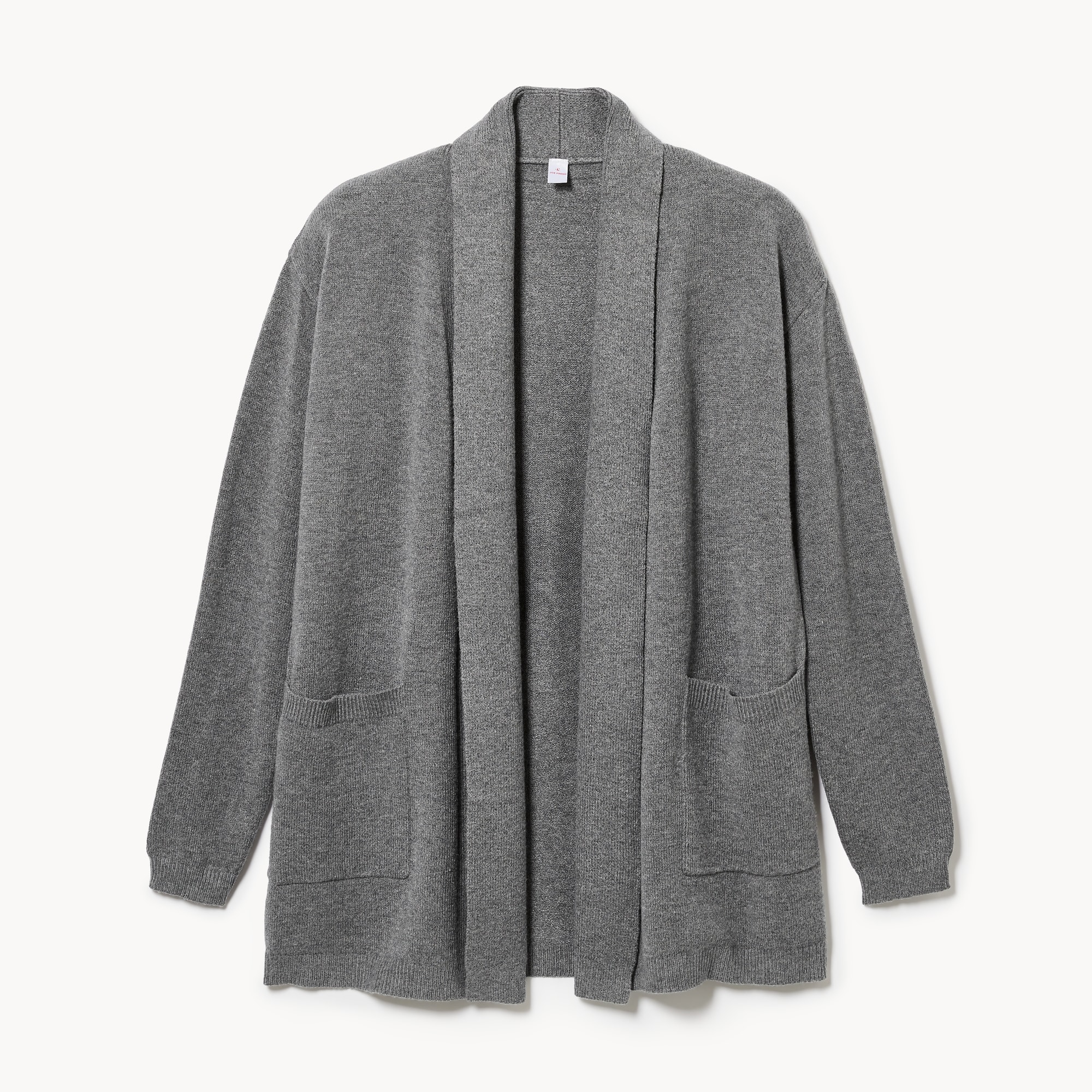 Open Front Lounge Cardigan in Charcoal Melange from Joe Fresh