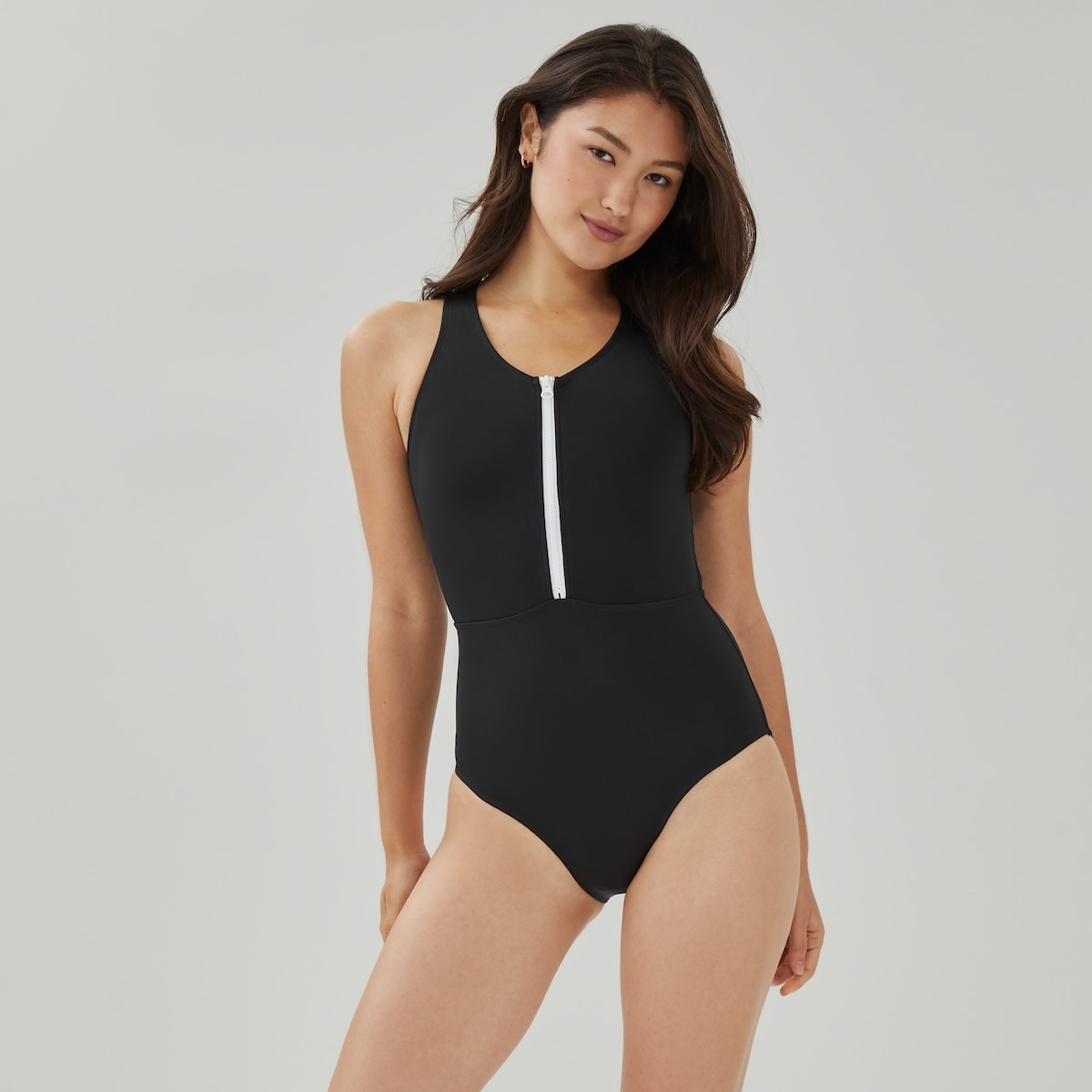 Half-Zip Swimsuit