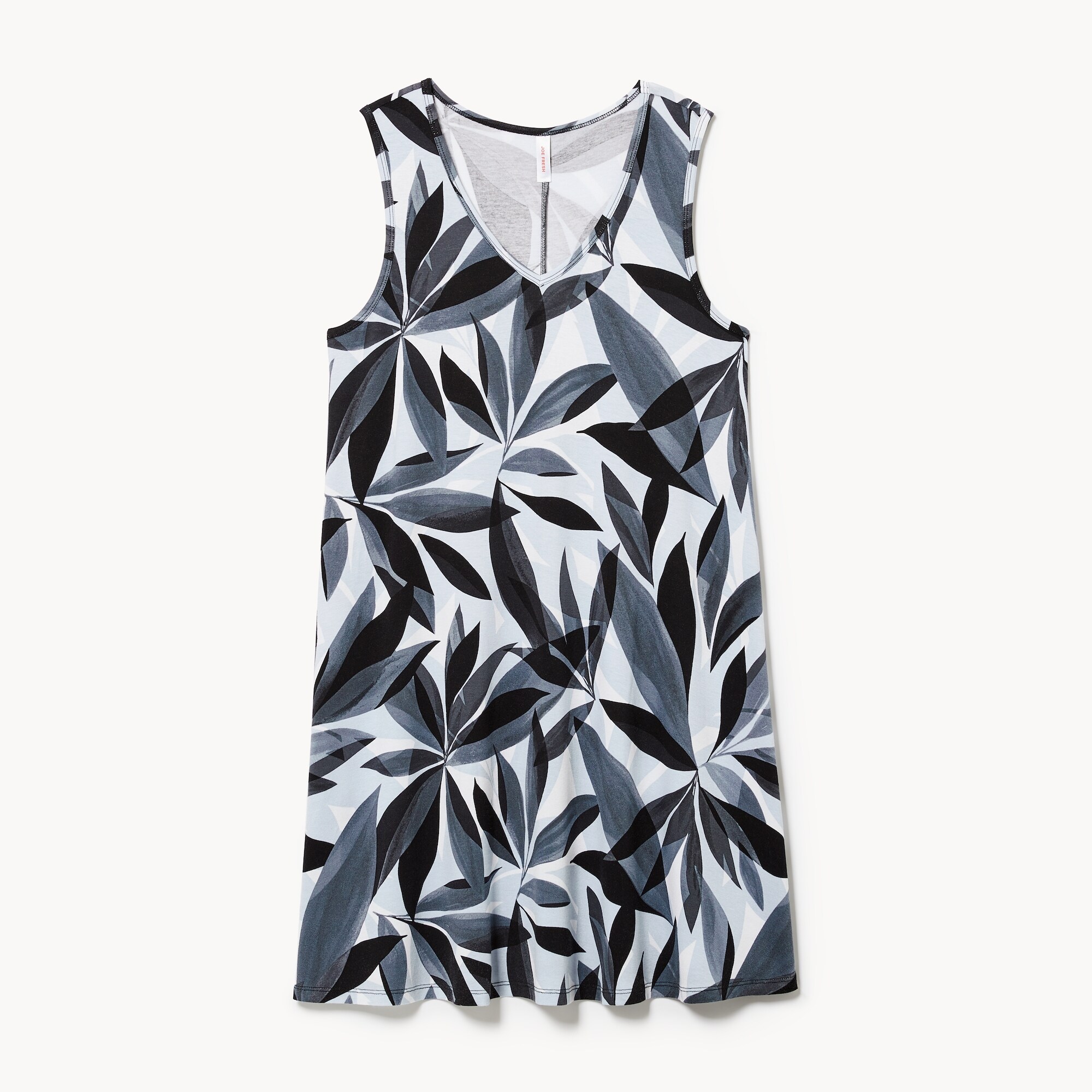 Robe cache-maillot de bain imprimée à col en&nbsp;V