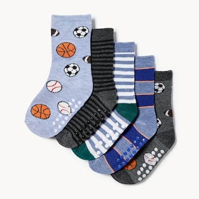 Joe Fresh Ens. 5 paires de chaussettes tube, petits garçons 1 ea, 10,00 $/1ch