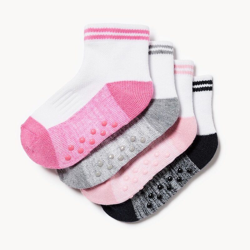 Toddler Girls' 4-Pack Anklets