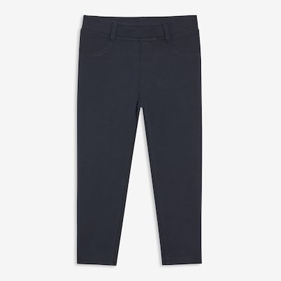 Pantalon en tricot pour petites filles - JF Bleu nuit