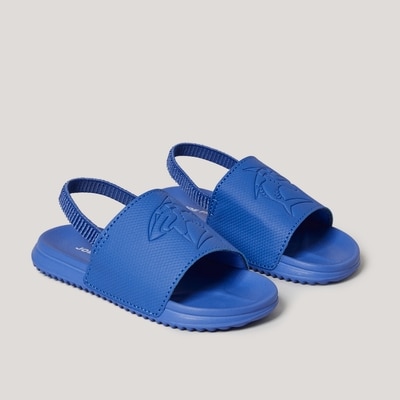 Mules à motif de requin pour petits garçons - Bleu